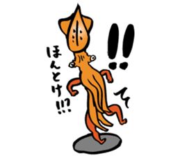 Mr.Masu sushi and Mr.Firefly squid. sticker #6576923