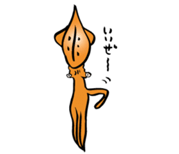 Mr.Masu sushi and Mr.Firefly squid. sticker #6576927