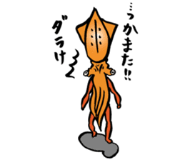 Mr.Masu sushi and Mr.Firefly squid. sticker #6576939