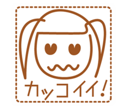 One-stroke sketch sticker #6576948