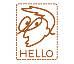 One-stroke sketch sticker #6576978