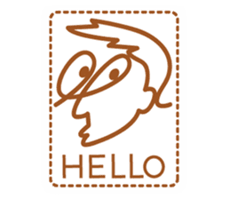 One-stroke sketch sticker #6576978