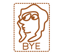 One-stroke sketch sticker #6576979