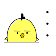Pisuke of a chick sticker #6577433