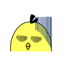 Pisuke of a chick sticker #6577457