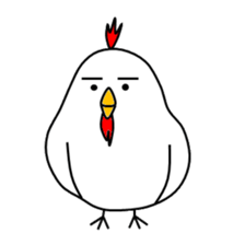 Pisuke of a chick sticker #6577458