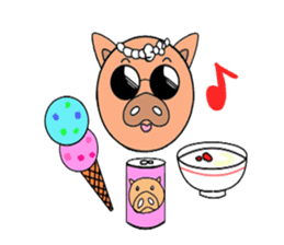 Pig bone! Pig men! sticker #6578448