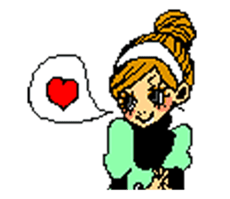 Cute girls message stickers sticker #6578583