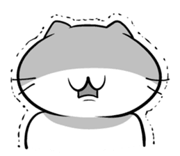Cat to deny the positive to bear sticker #6578701