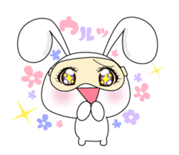 Usapippi eye mask of sticker #6578793