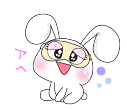 Usapippi eye mask of sticker #6578795