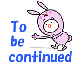 To become tighter and tighter rabbit! sticker #6578863