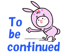 To become tighter and tighter rabbit! sticker #6578863