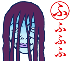 face horticultural karuta sticker #6579092