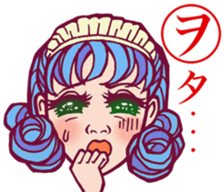 face horticultural karuta sticker #6579102
