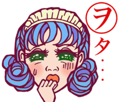 face horticultural karuta sticker #6579102