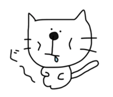 Cat is big  face 2 sticker #6579360