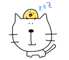 Cat is big  face 2 sticker #6579374