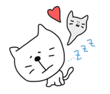 Cat is big  face 2 sticker #6579375