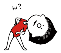 okappa leotard sticker #6579431