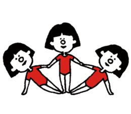 okappa leotard sticker #6579463