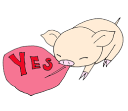 Hand riding pig sticker #6579719