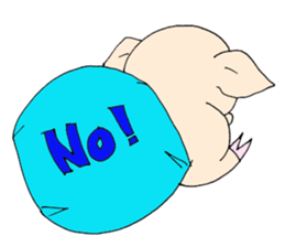 Hand riding pig sticker #6579720