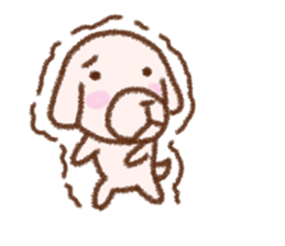 Dog Nanu and small cat sticker #6579960