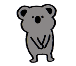 Enthusiastic  koala sticker #6579984