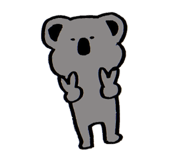 Enthusiastic  koala sticker #6579987