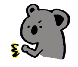 Enthusiastic  koala sticker #6579995
