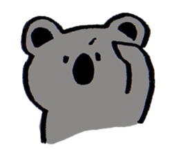 Enthusiastic  koala sticker #6579999