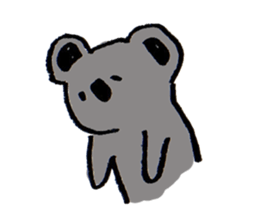 Enthusiastic  koala sticker #6580011