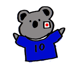 Enthusiastic  koala sticker #6580019