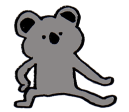 Enthusiastic  koala sticker #6580020