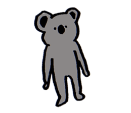 Enthusiastic  koala sticker #6580022