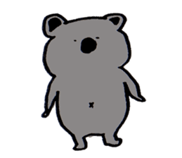 Enthusiastic  koala sticker #6580023