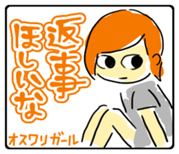 Girls self-taken picture sticker #6580098