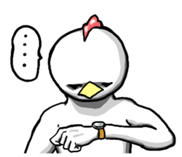 uzai,chicken you are wearing braces sticker #6580399