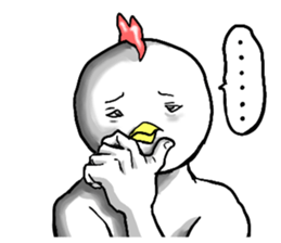 uzai,chicken you are wearing braces sticker #6580405