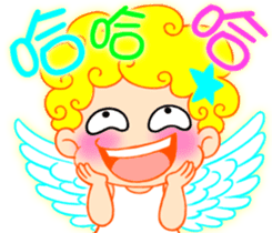 Angel- Hao shiny sticker #6580474