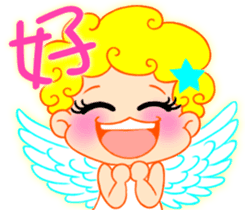 Angel- Hao shiny sticker #6580479