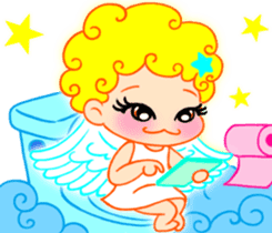Angel- Hao shiny sticker #6580498