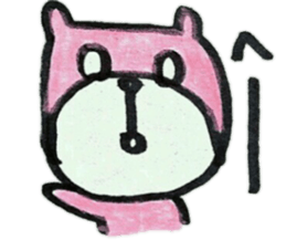 A bear sulks. sticker #6580514