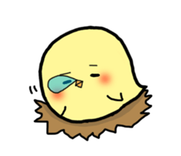 chick piyonosuke sticker #6580603