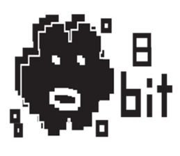 Black cloud & friends sticker #6581006