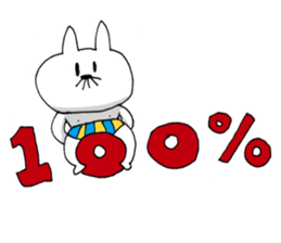 Beard rabbit dog no.2 sticker #6581418