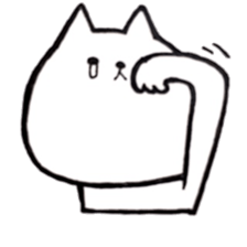 Daily life of YURUNEKO2 sticker #6581627