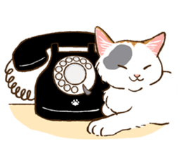 Miniature dachshund and  Cats sticker #6581740