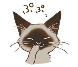 Miniature dachshund and  Cats sticker #6581741